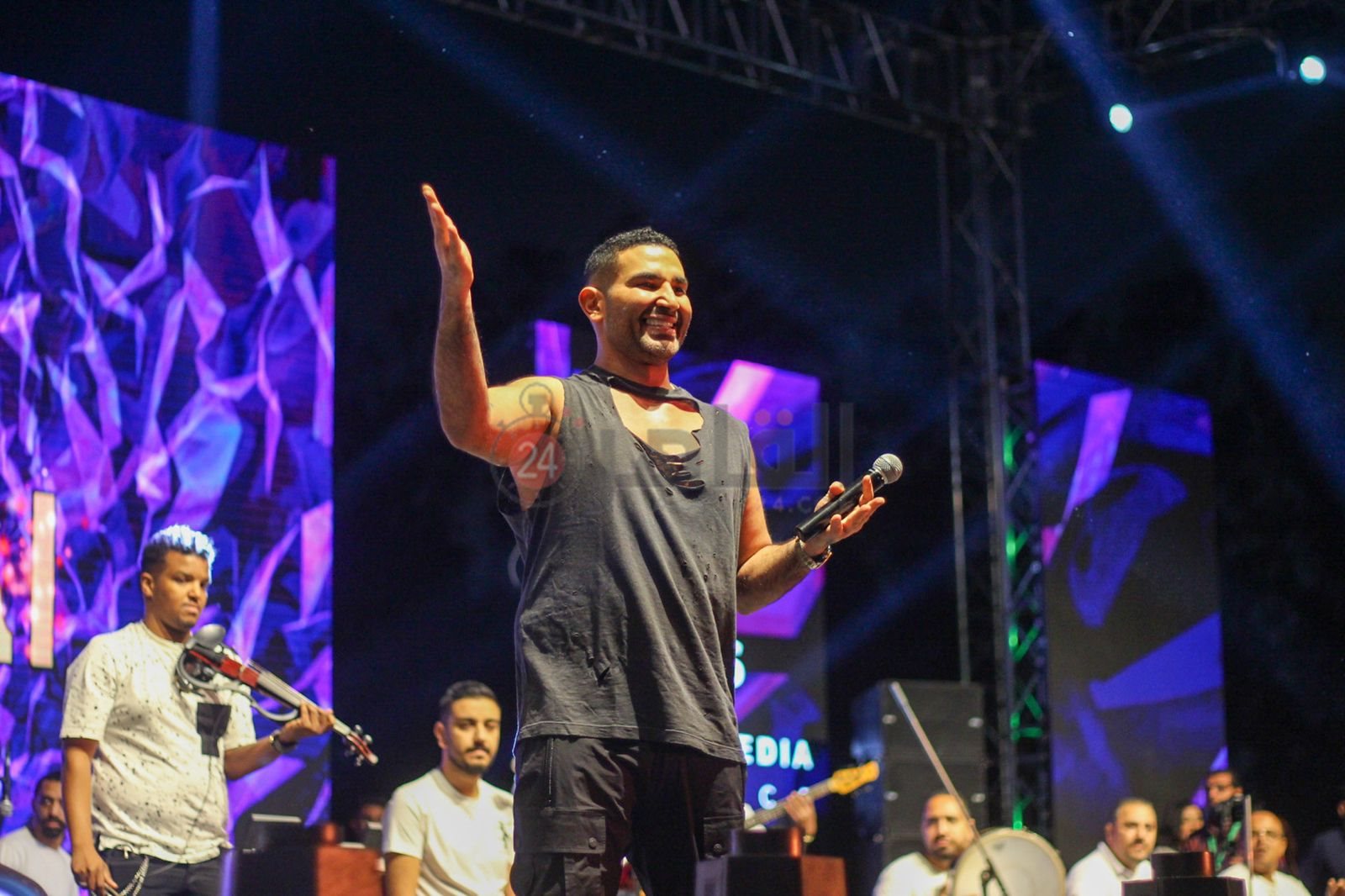 حفل أحمد سعد في مدينة نصر (1)