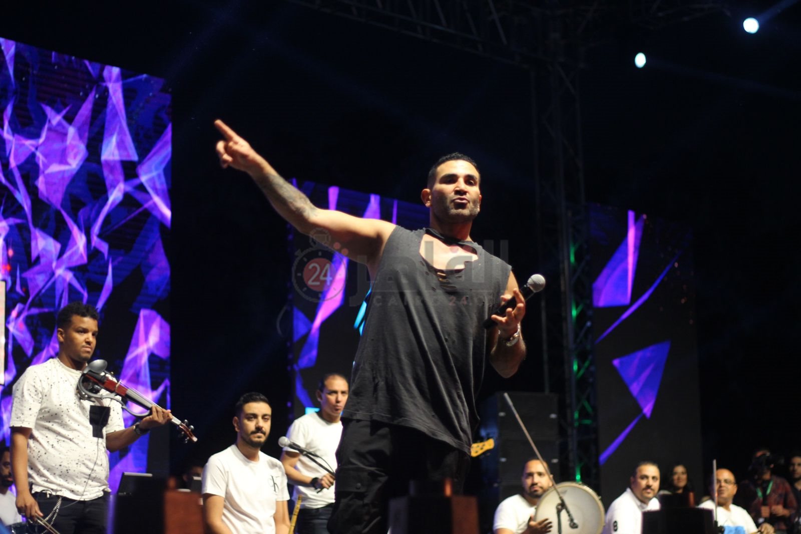 حفل أحمد سعد في مدينة نصر (9)