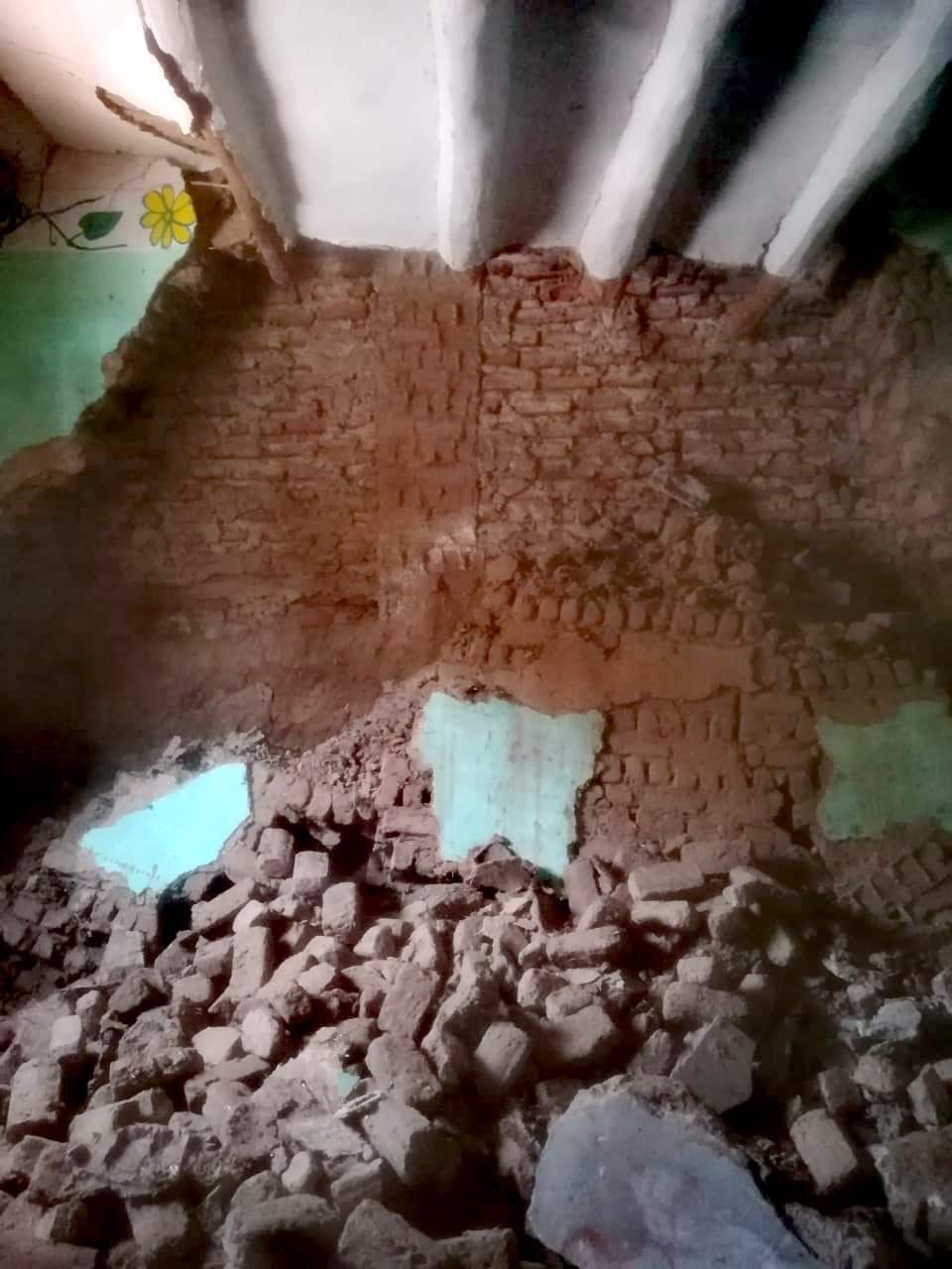 المنزل قبل الإزالة