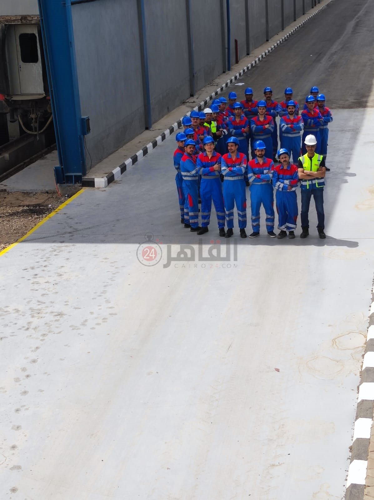 الفرقة التاسعة داخل ورش السكة الحديد