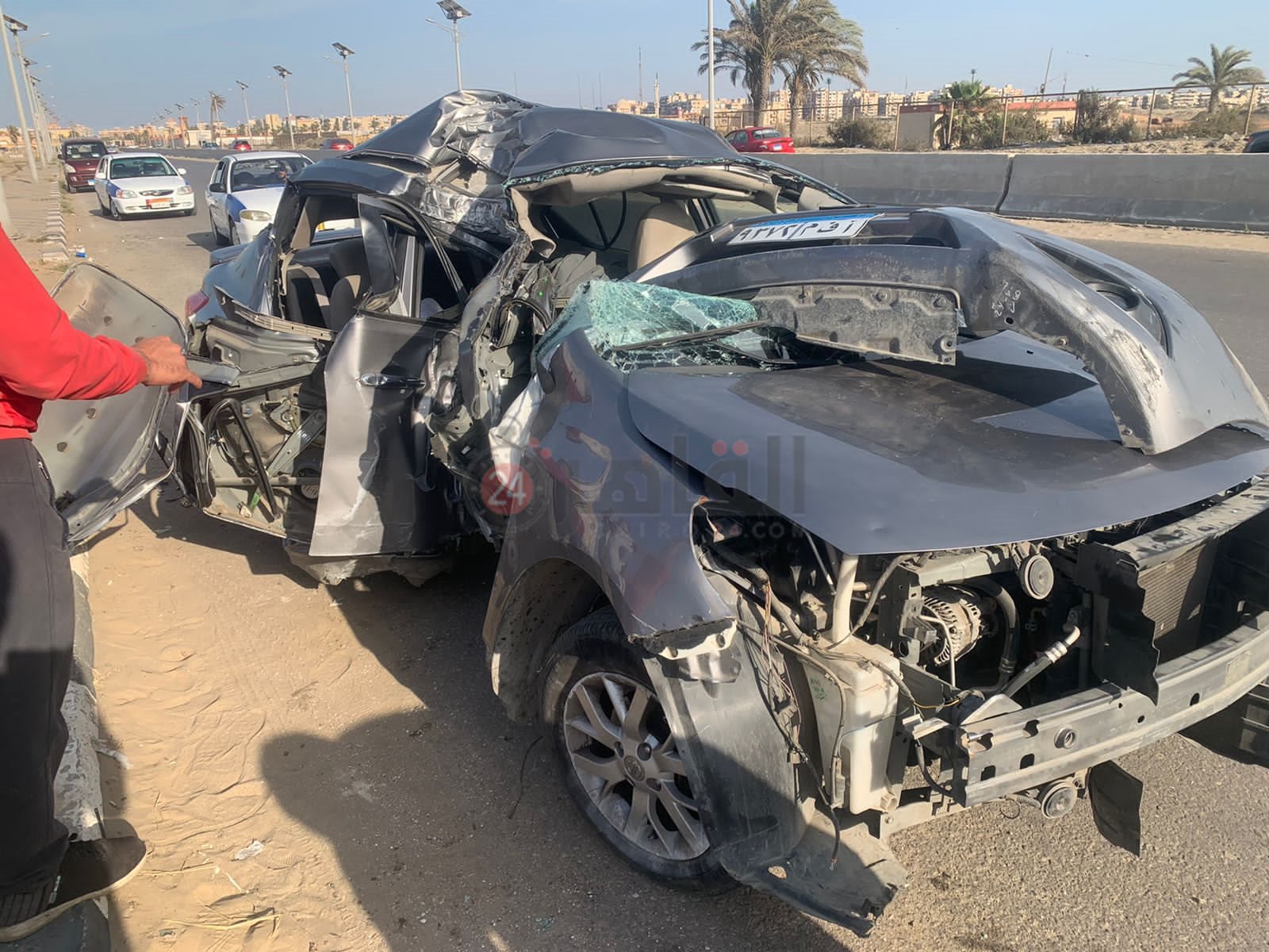 حادث تصادم ببورسعيد 