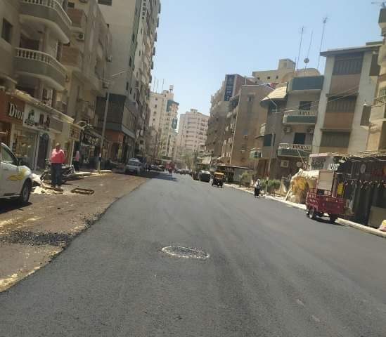 رصف طريق بالشرقية ٢