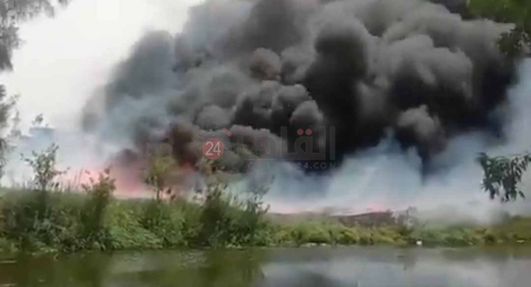 حريق مصنع إسفنج بالشرقية 2