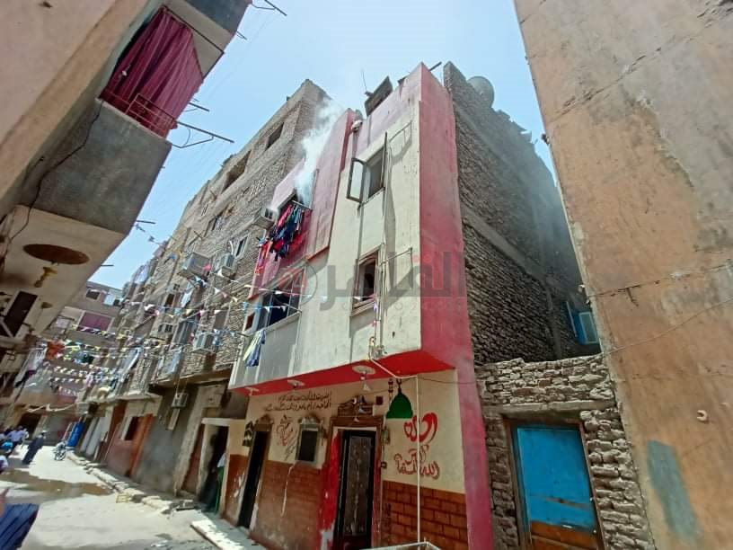 حريق شقة الأقصر