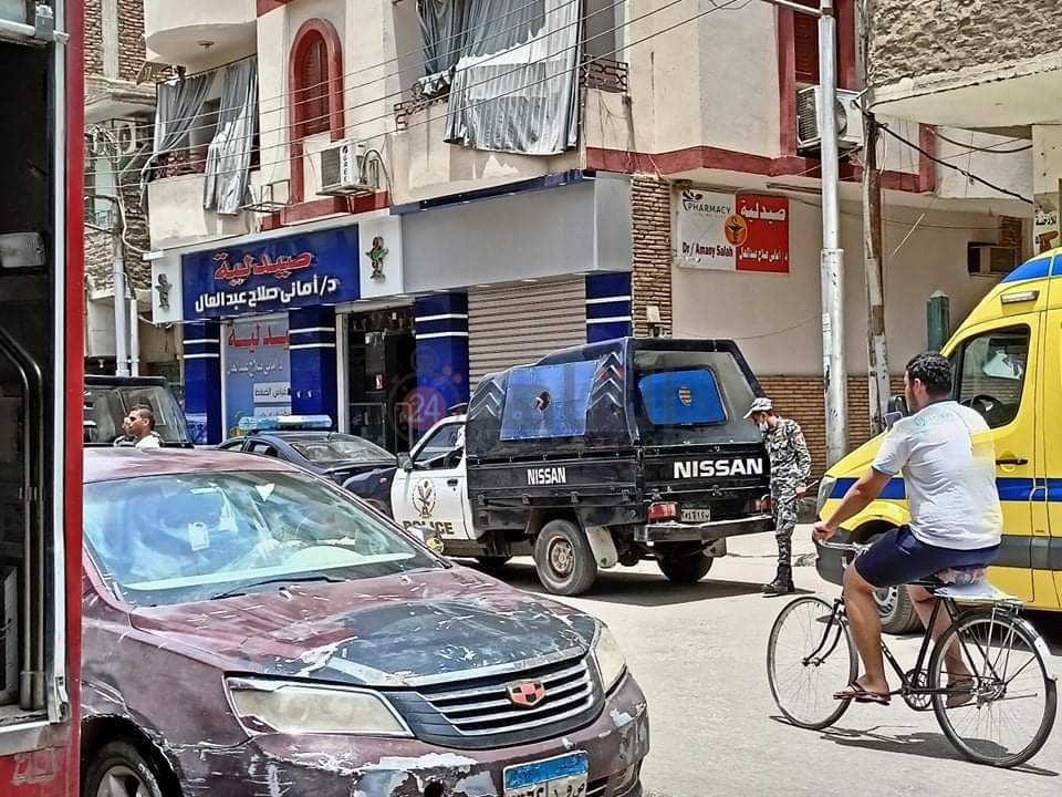 حريق شقة الأقصر