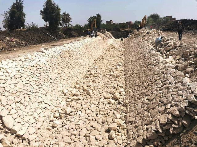 أعمال تأهيل ترعة الصبابة بالشرقية 01