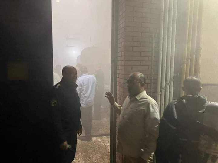 حريق بمستشفى صحة المرأة الجامعي بأسيوط 