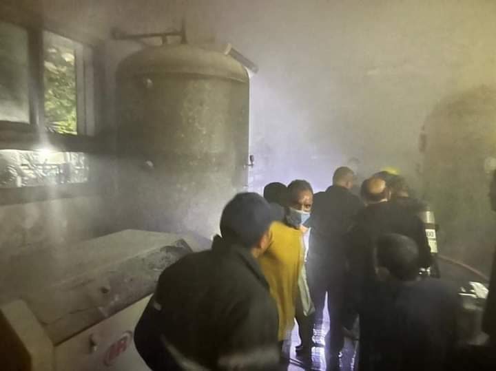 حريق بمستشفى صحة المرأة الجامعي بأسيوط 