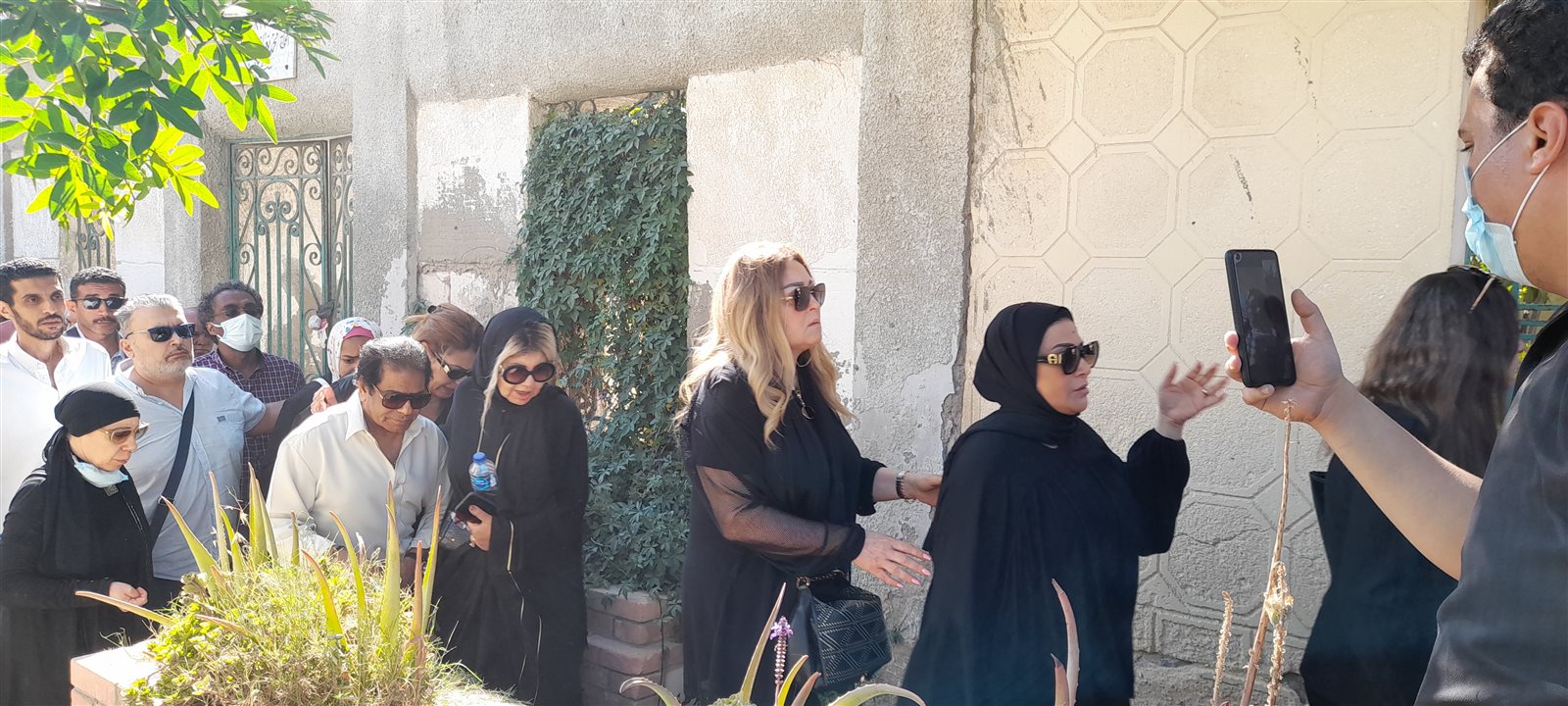 جنازة الفنان الراحل سمير صبري