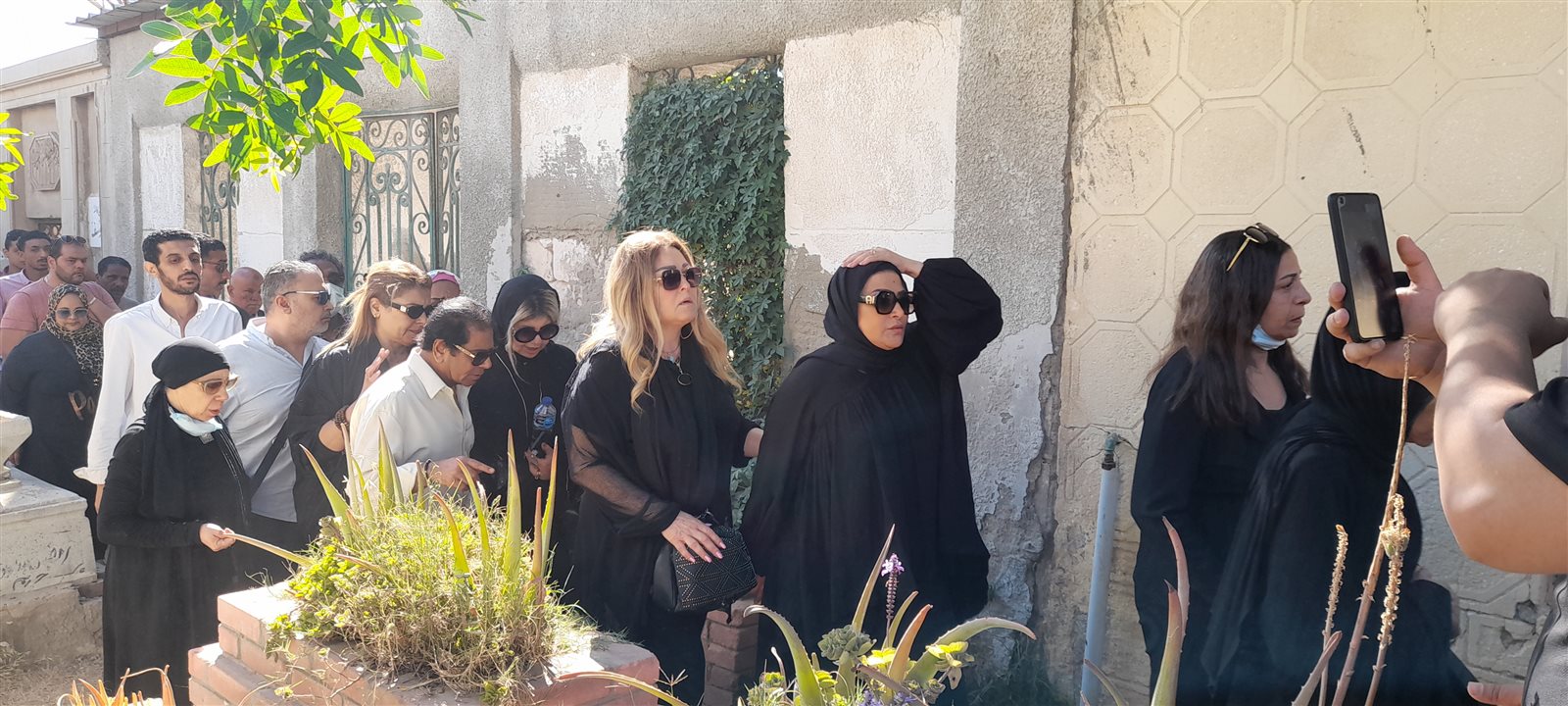 جنازة الفنان الراحل سمير صبري