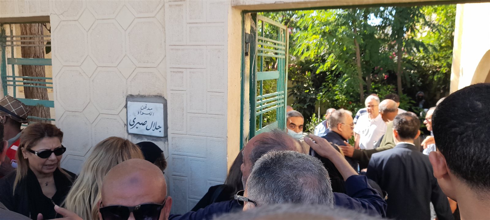 جنازة الفنان الراحل سمير صبري