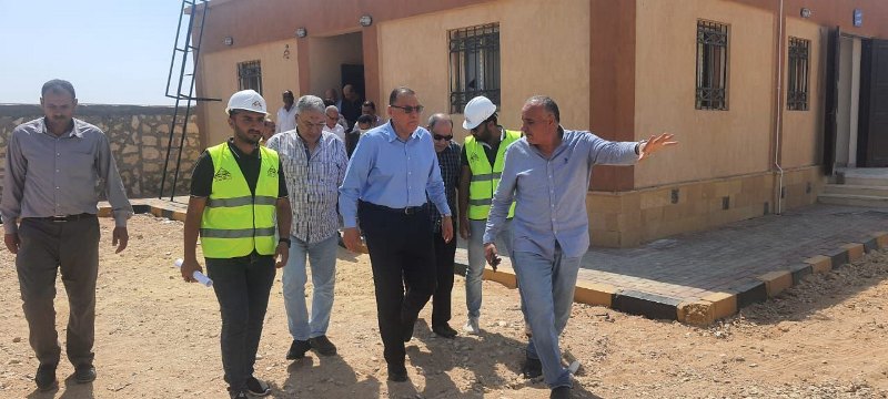 جولة محافظ الشرقية لتفقد أعمال إنشاء مدفن بلبيس