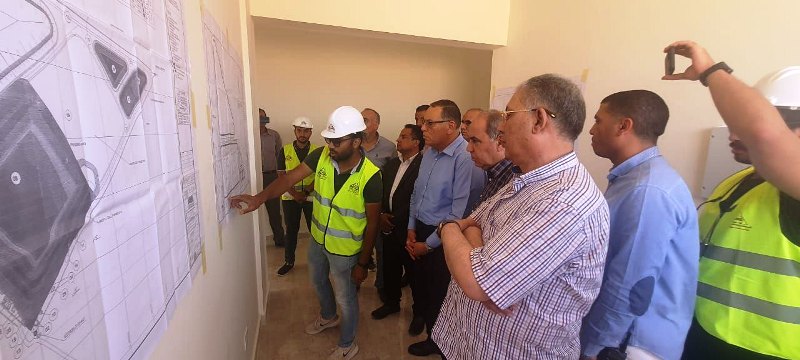 جولة محافظ الشرقية لتفقد أعمال إنشاء مدفن بلبيس