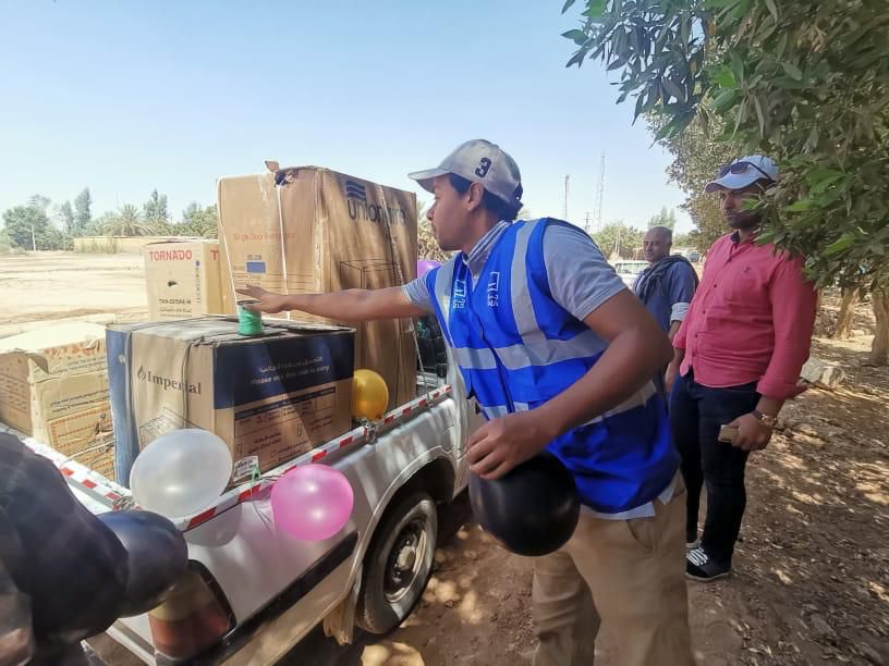 السيسي يوجه بالدعم العاجل لمواطن بأسوان تعرض منزله لحريق