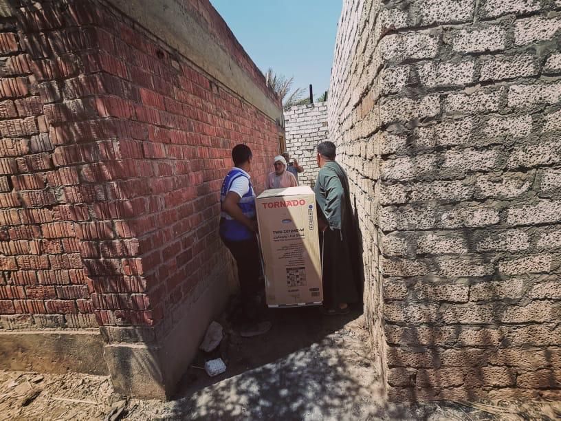 السيسي يوجه بالدعم العاجل لمواطن بأسوان تعرض منزله لحريق