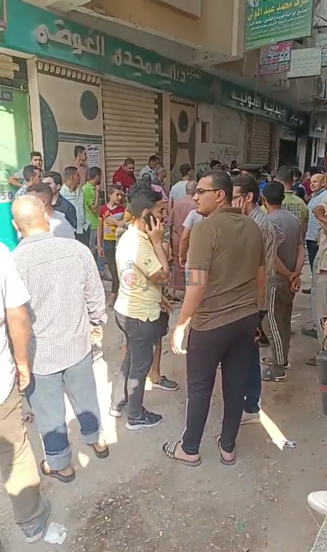 السيطرة على حريق برج سكني بالشرقية 4