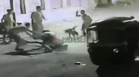 شخصين يعتديان على شاب بـ كلب وسيف في الشرقية 03