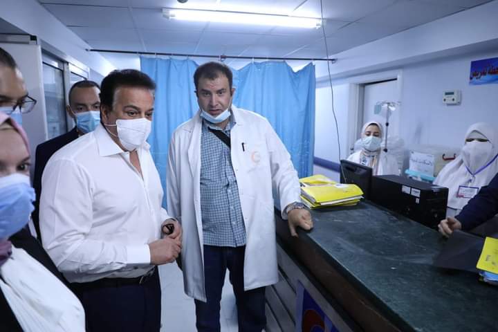 وزير الصحة يزور مستشفى العامرية بغرب الإسكندرية 