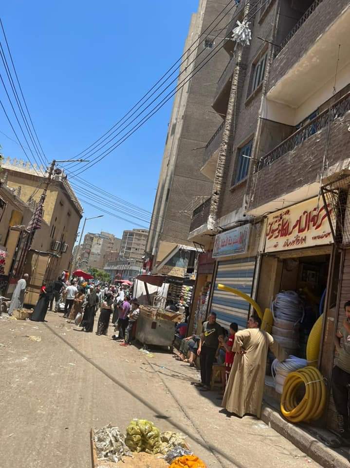 حملة مكبرة بشارع بورسعيد القيسارية بأسيوط 