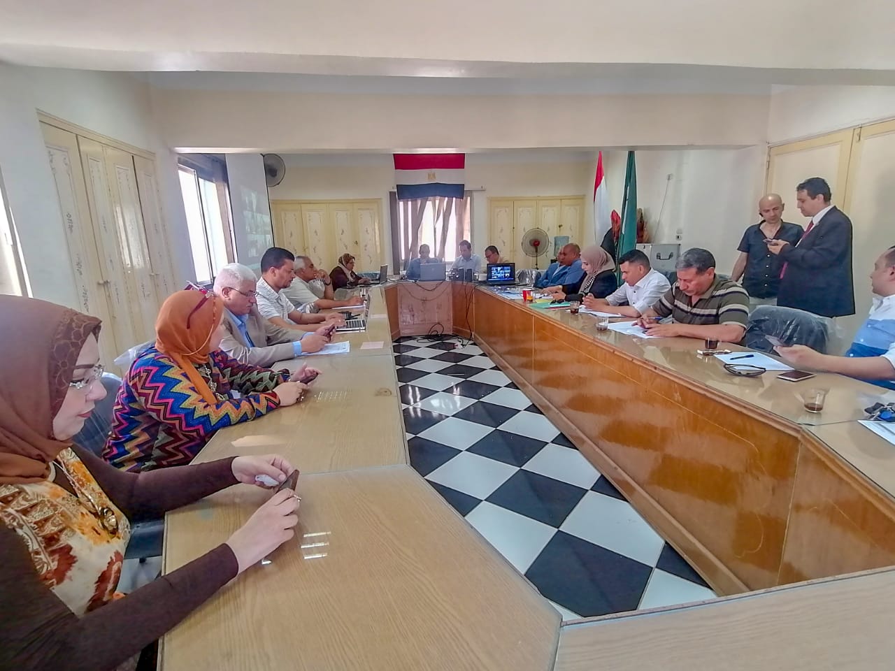 غرفة عمليات متابعة امتحانات الثانوية العامة بالشرقية