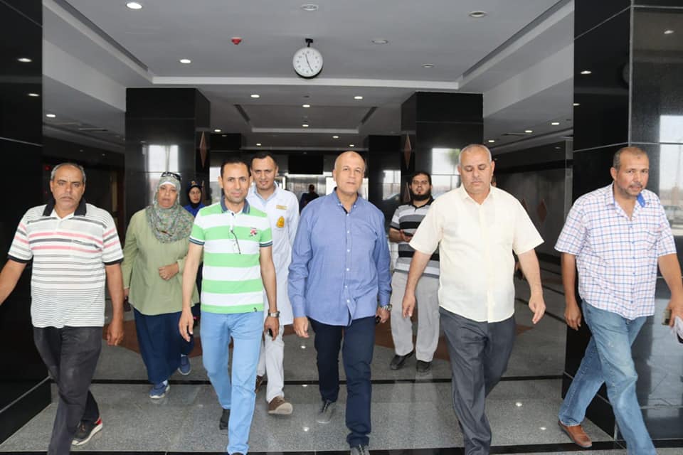 جولة تفقدية داخل مستشفى العاشر من رمضان الجامعي 01