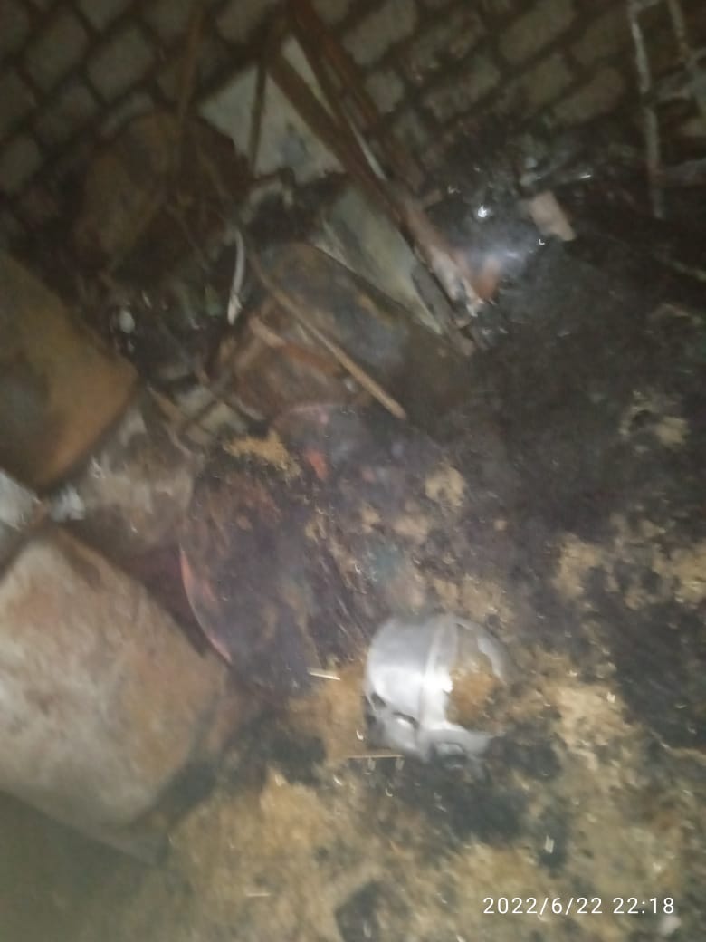 نشوب حريق هائل بمنزل بأسيوط