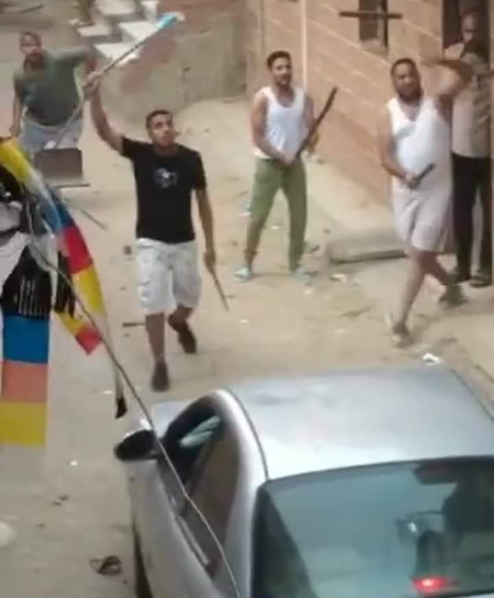 صورة من المشاجرة