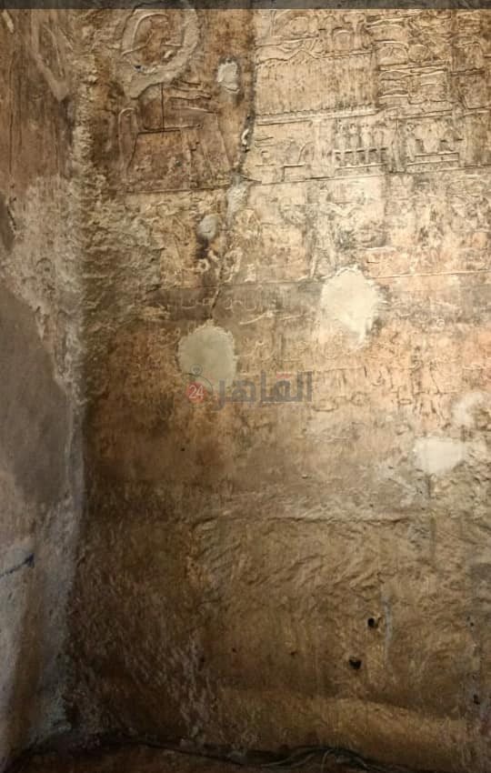 الانتهاء من اناره منطقه مقابر الجبل الغربي بأسيوط (7)