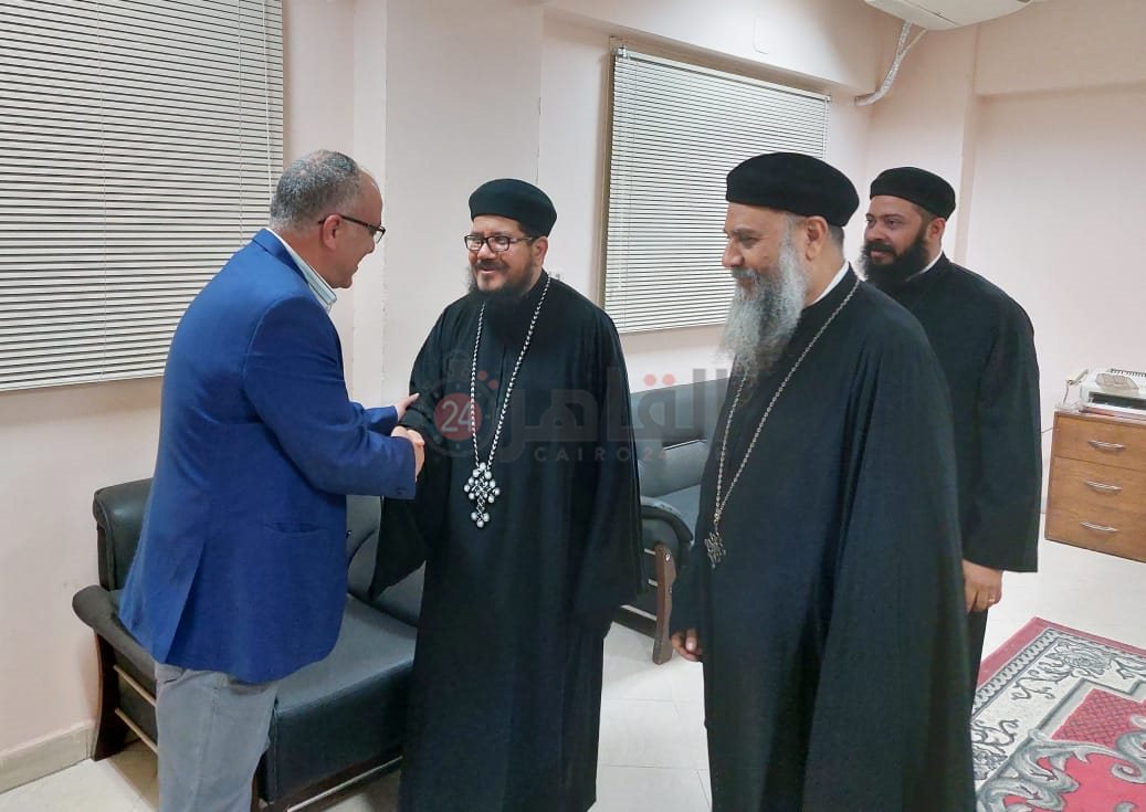 زيارة وفد الكنسية