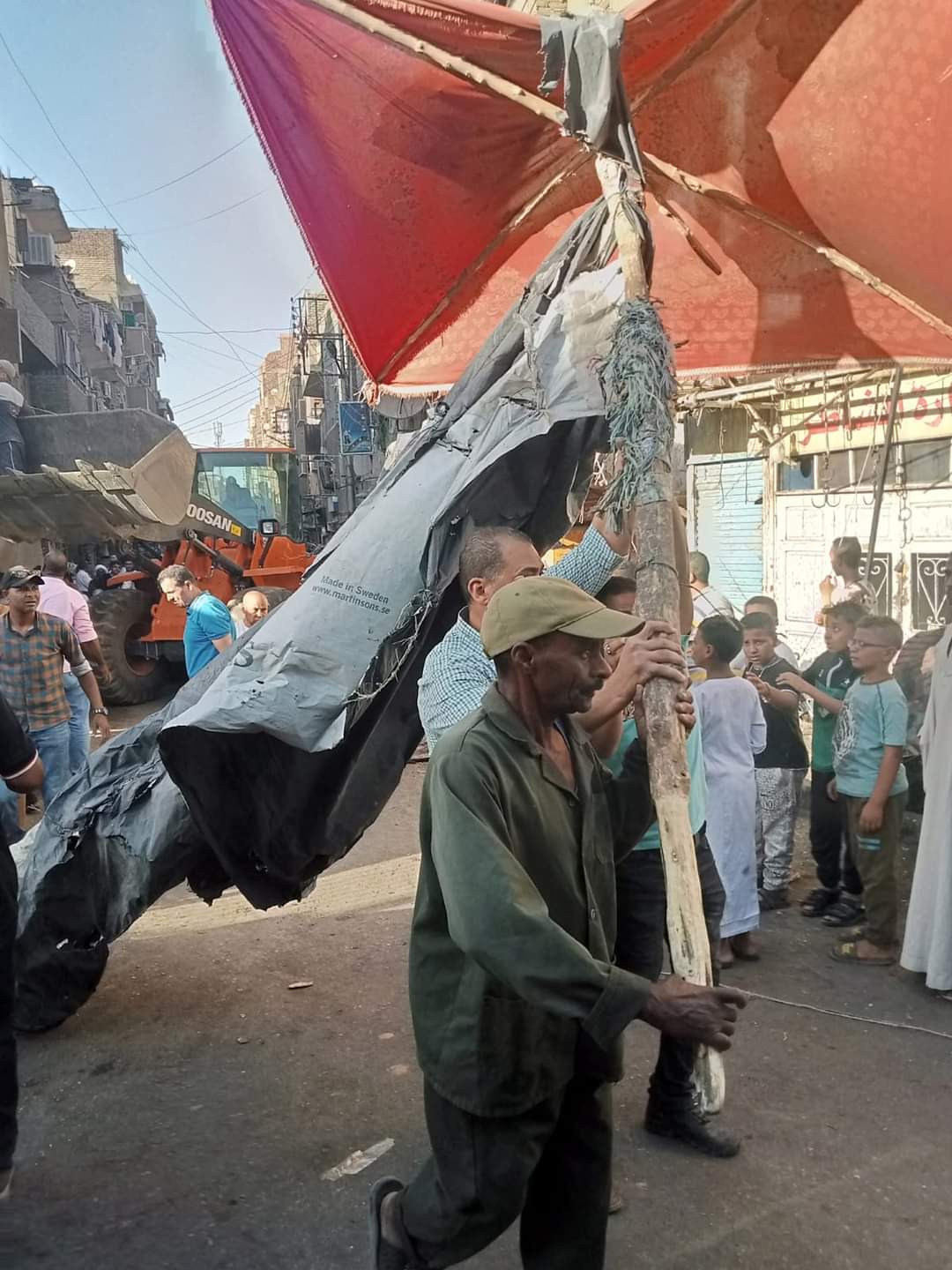 حملة ازالات بمدينة الأقصر 