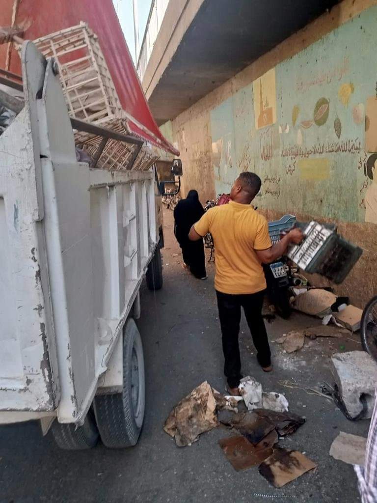 حملة ازالات بمدينة الأقصر 