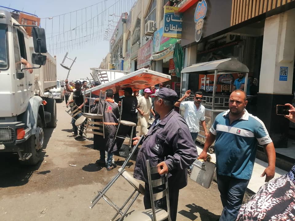 غلق وتشميع وإزالة مخالفات بالعاشر من رمضان 08