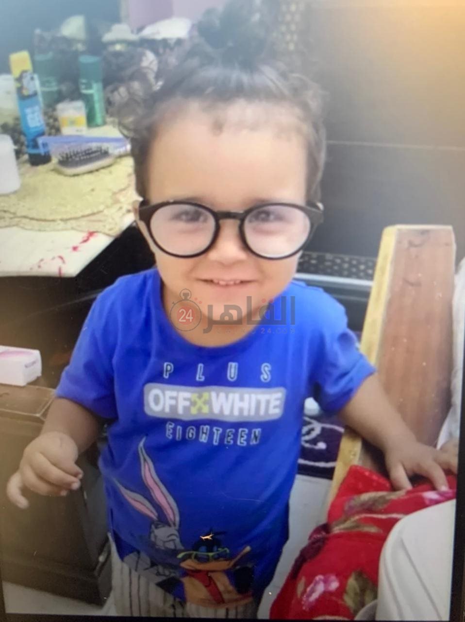 الطفل ياسين الذي لقي مصرعه 