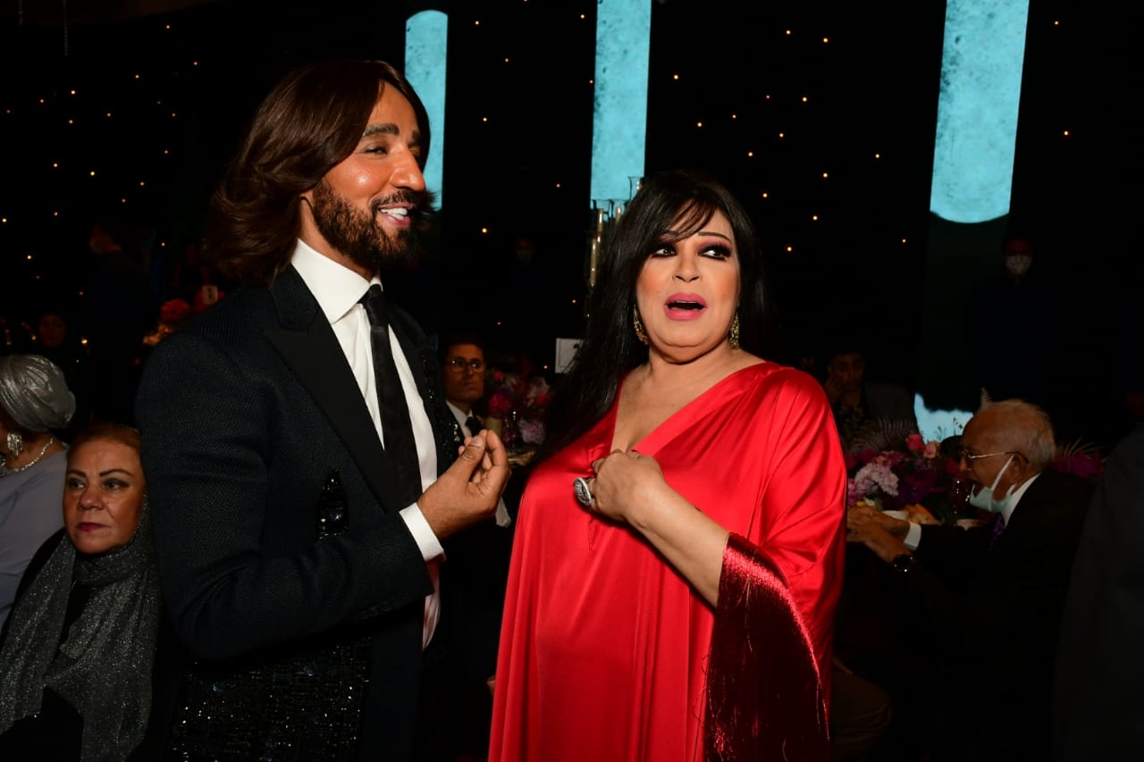 نجوم الفن في حفل زفاف ابنة عصام إمام شقيق الزعيم (64)