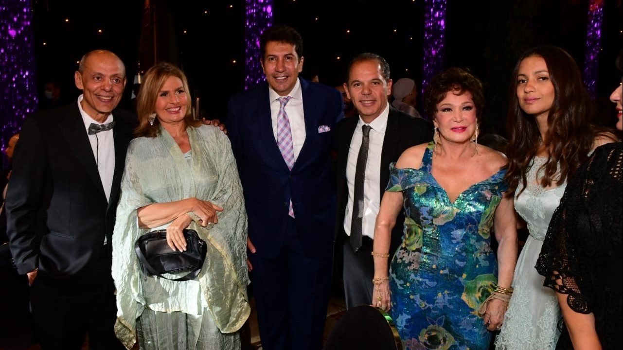 نجوم الفن في حفل زفاف ابنة عصام إمام شقيق الزعيم (1)