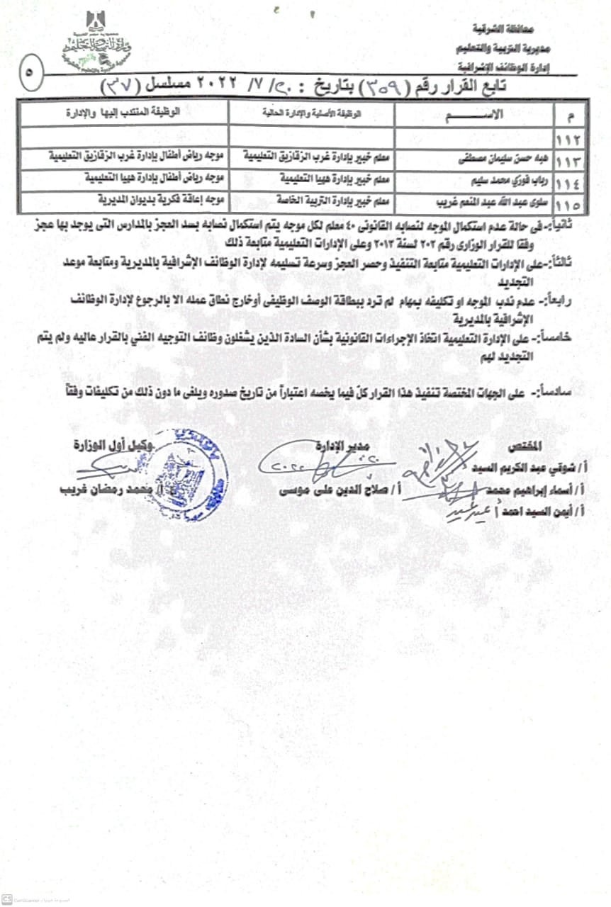 نتيجة المسابقة 030