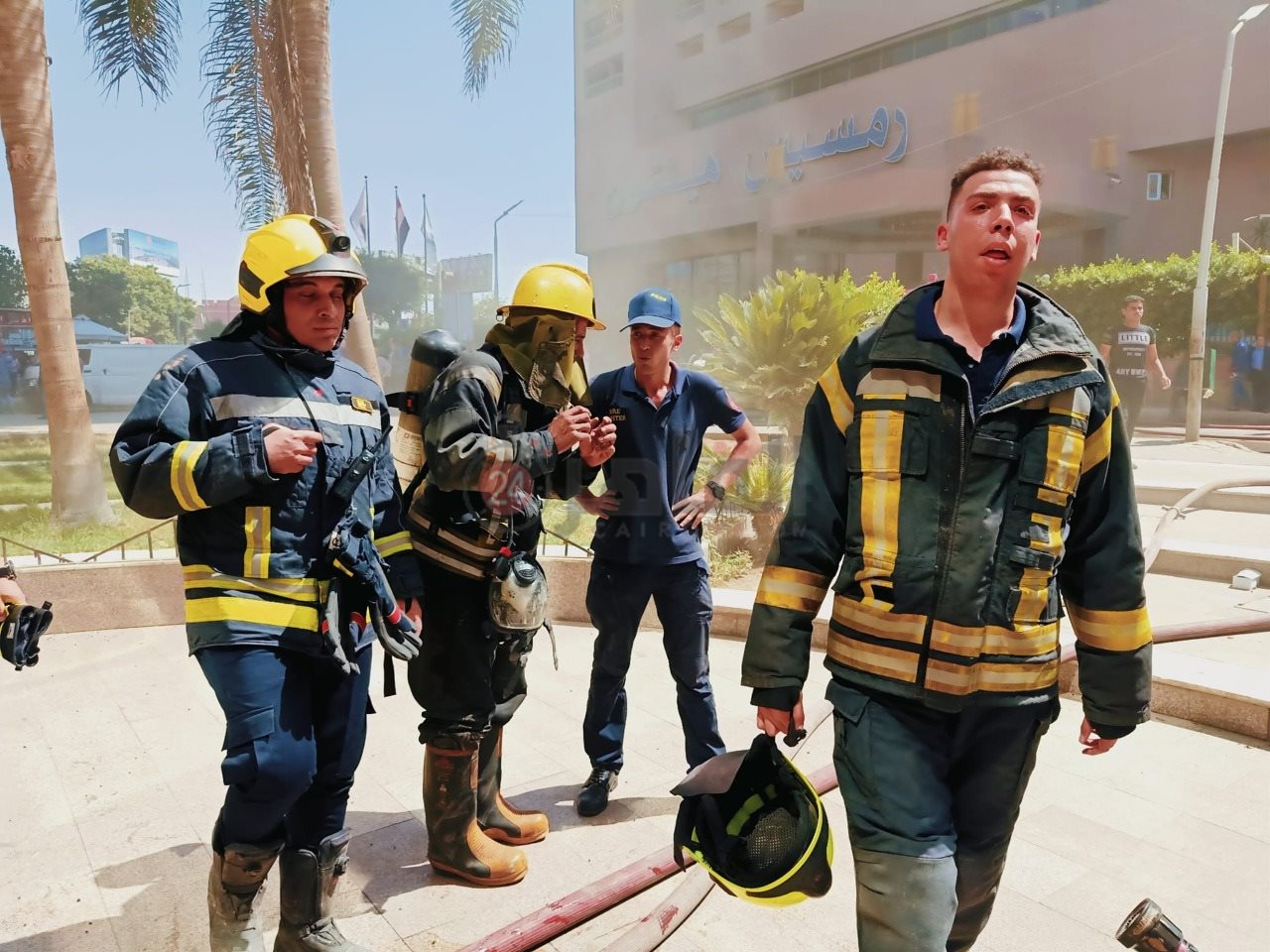 حريق رمسيس هيلتون