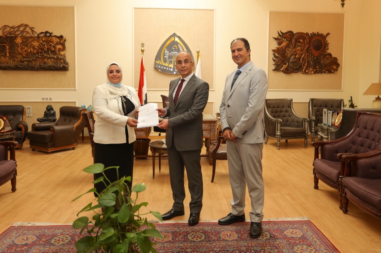 تعيين وكلاء جدد لكلية التكنولوجيا والتنمية جامعة الزقازيق 03