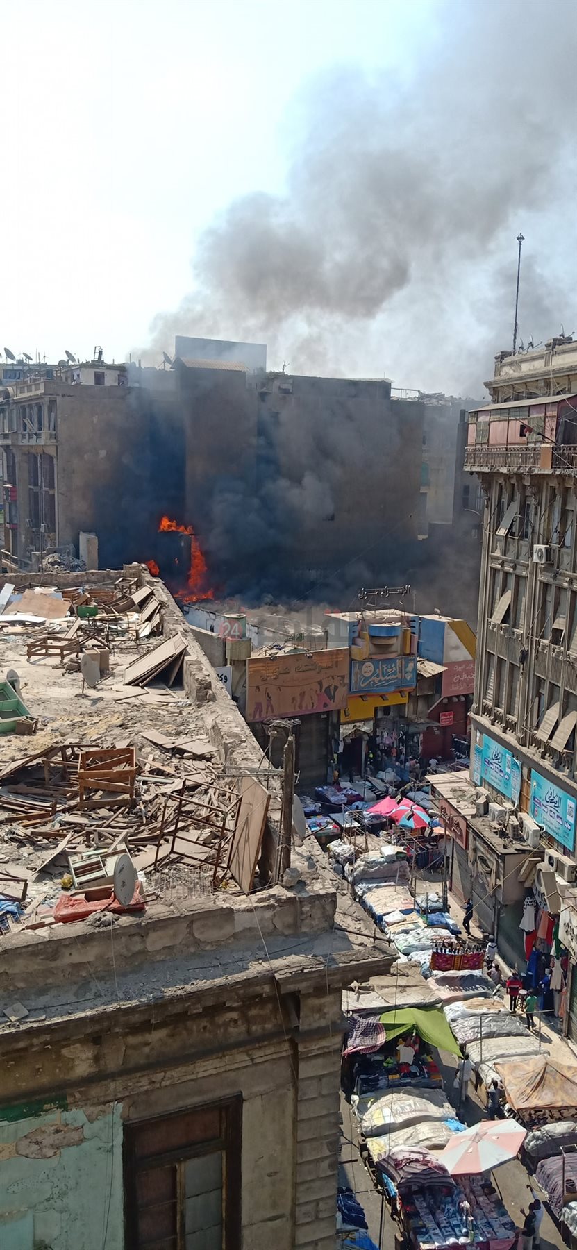 حريق العتبة