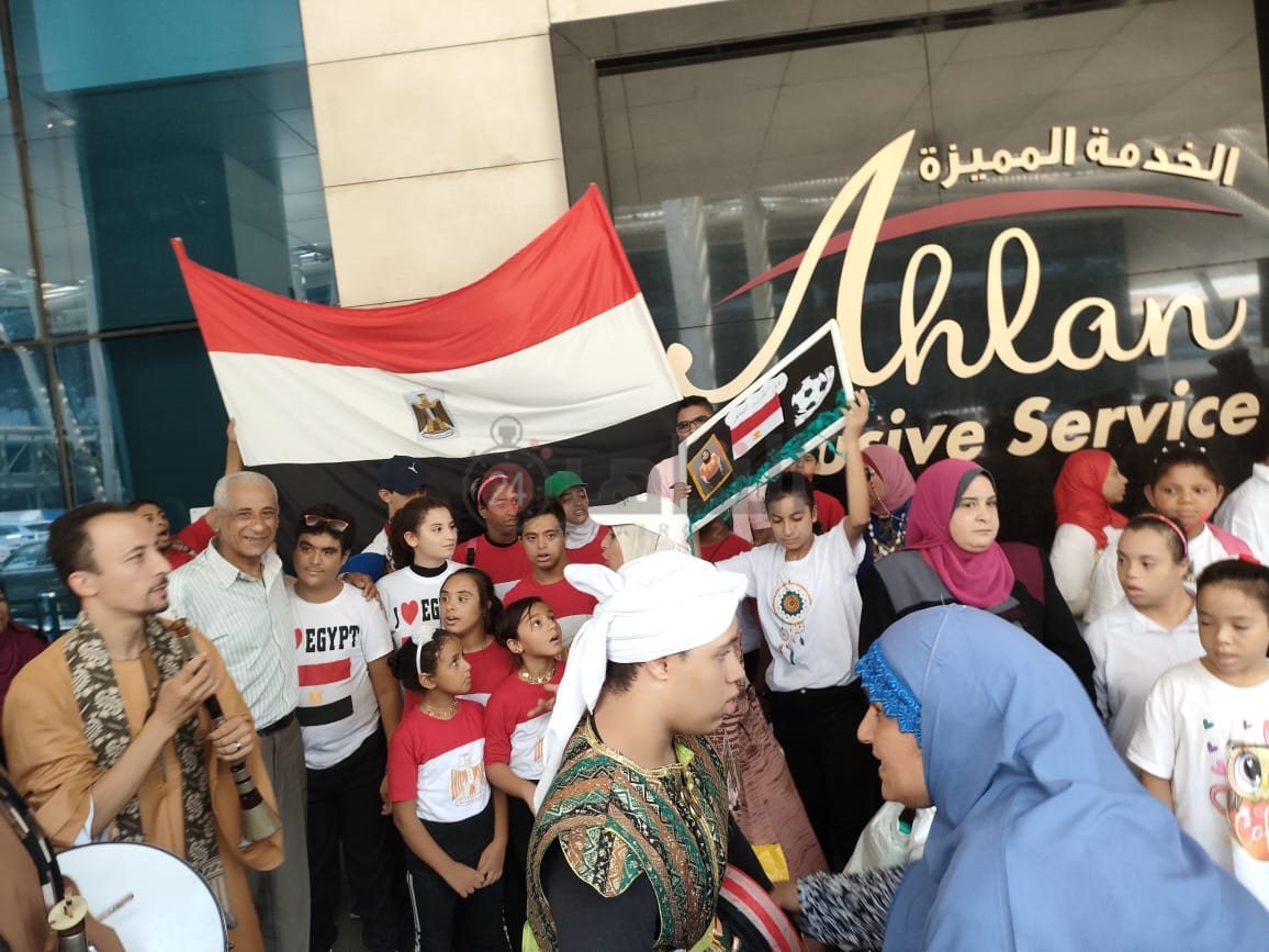 استقبال بعثة منتخب مصر للأوليمبياد الخاص لكرة القدم النسائية الموحدة