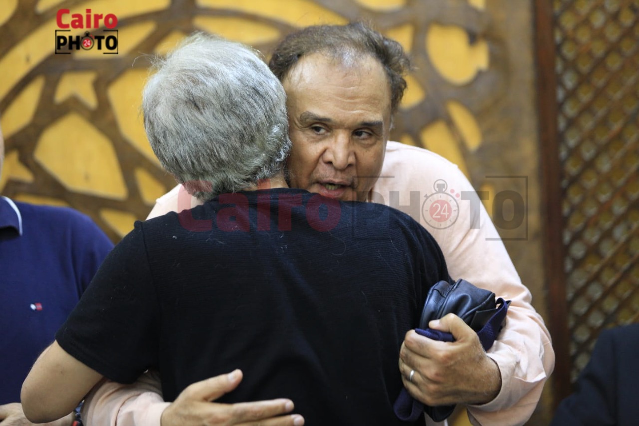 عزاء الفنانة رجاء حسين (43)