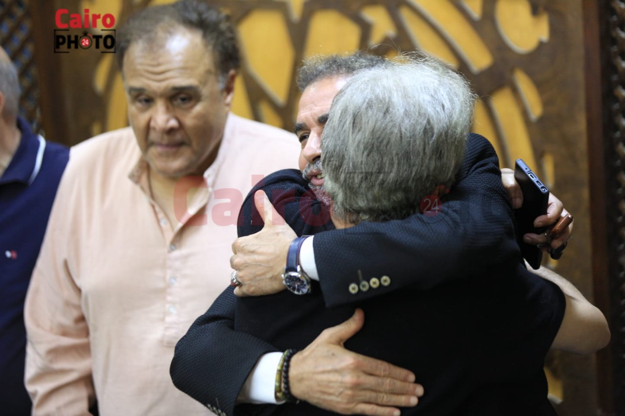 عزاء الفنانة رجاء حسين (48)