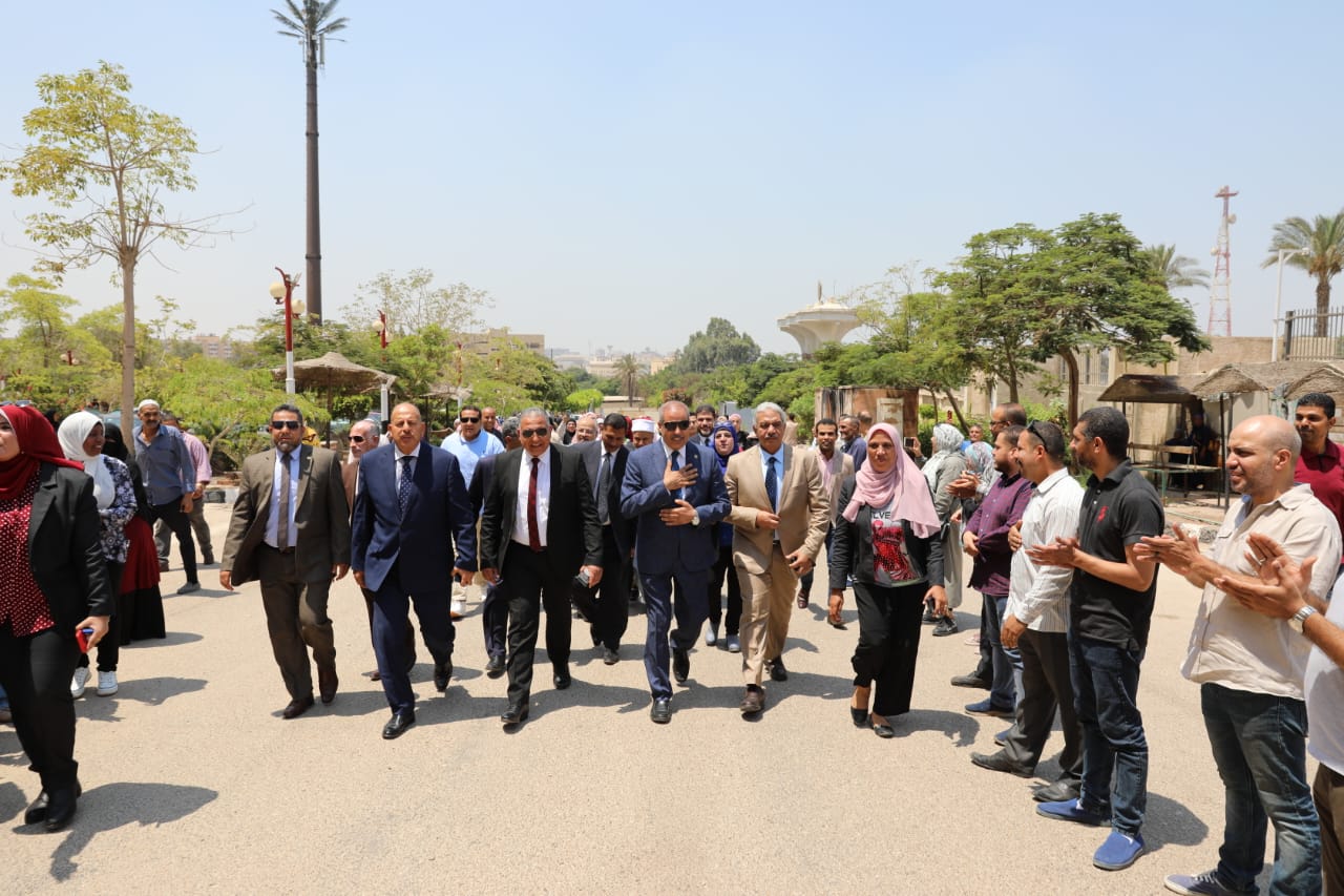  فرع البنات بجامعة الأزهر يودع الدكتور محمد المحرصاوي