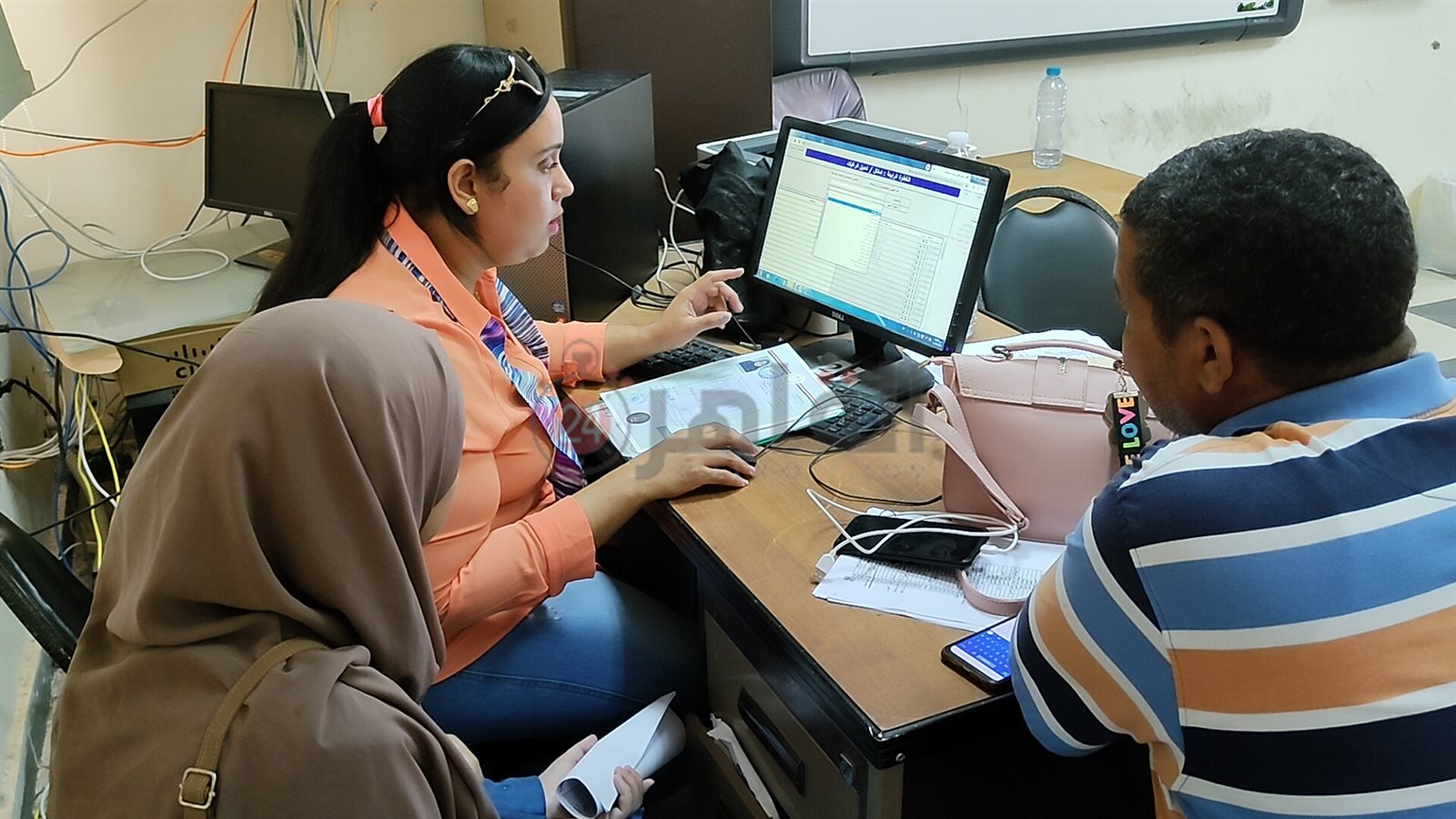 عملية التنسيق بكلية التربية بالغردقة