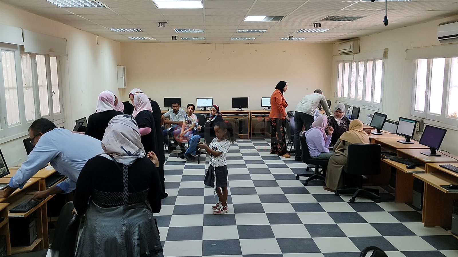 عملية التنسيق بكلية التربية بالغردقة