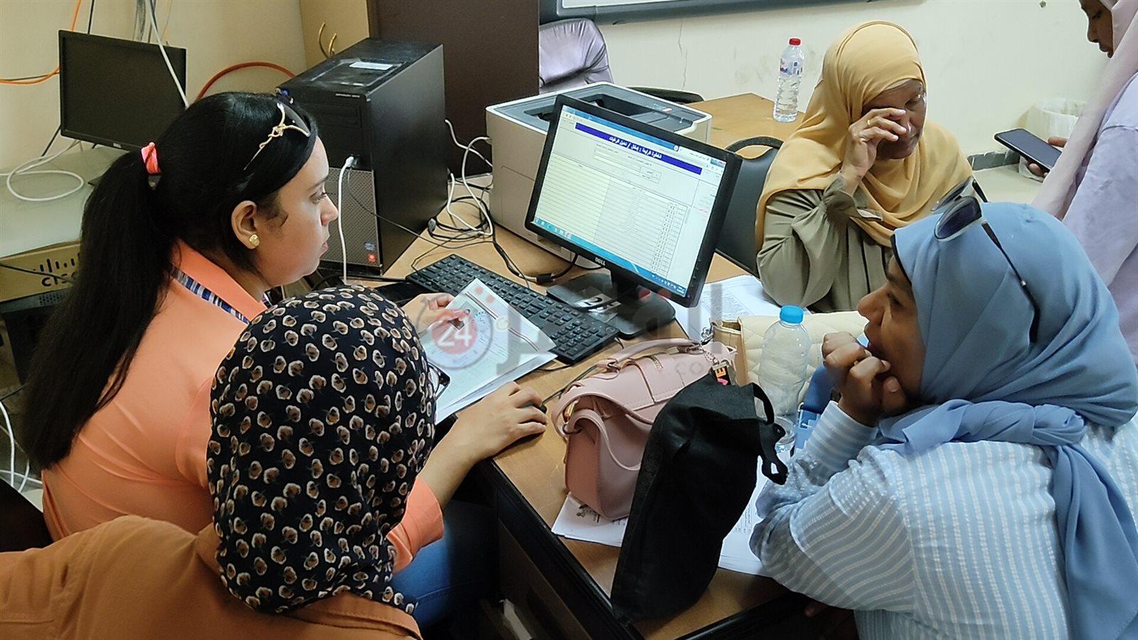 عملية التنسيق بكلية التربية بالغردقة