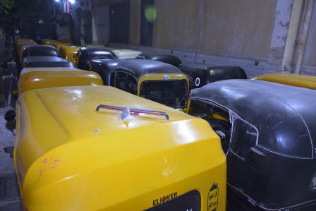 مصادرة مركبات توك توك مخالفة بالشرقية 04