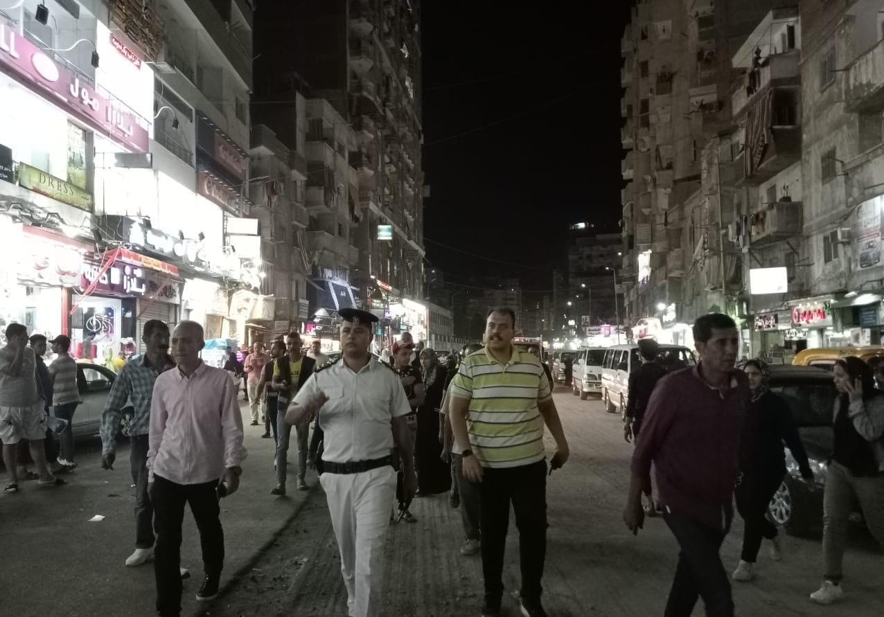 حملة لإزالة الإشغالات بالإسكندرية 