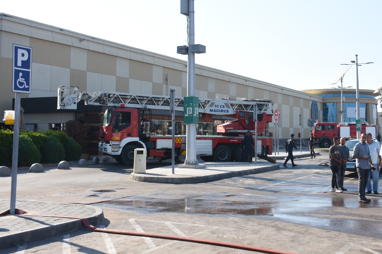 حريق كارفور الإسكندرية 