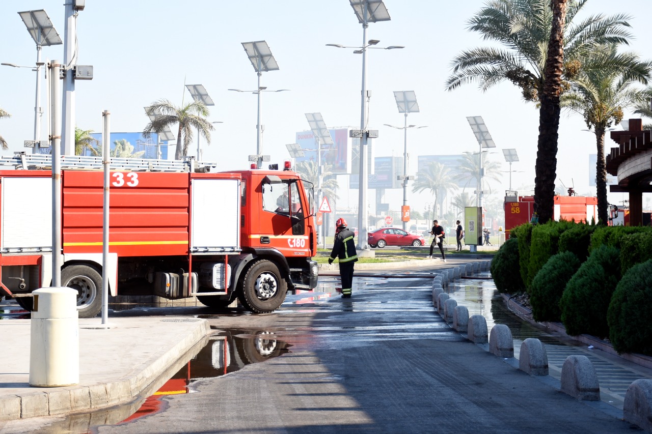 حريق كارفور الإسكندرية 